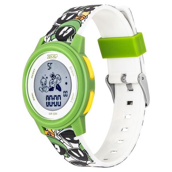 Zoop Looney Tunes Digital Watch with Green Case and Green Multi Color Strap for Boys Girls Kids, from House of Titan - image number 5
