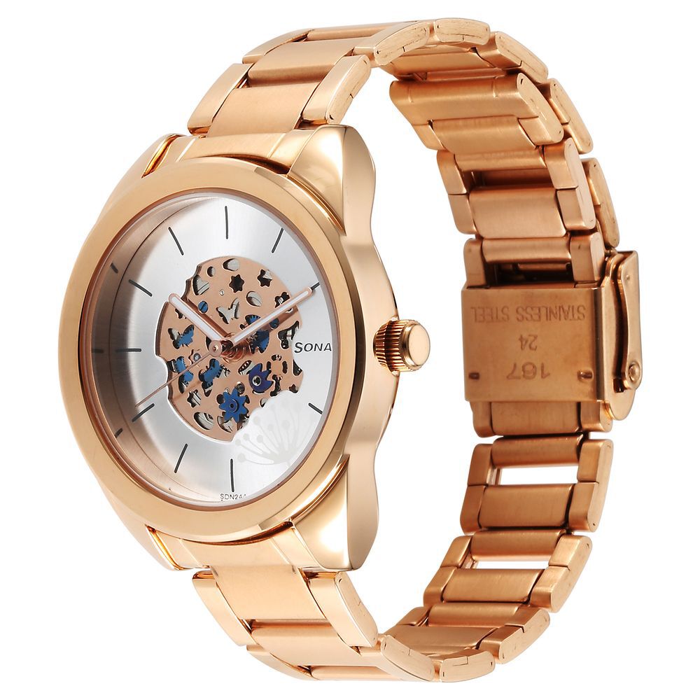 Buy Online Sonata Unveil Quartz Multifunction Silver Dial