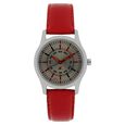 Fastrack Warpaint Quartz Analog Silver Dial Leather Strap Watch for Girls