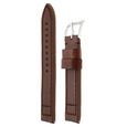 22 mm Brown Genuine Leather Straps for Men - image number 2