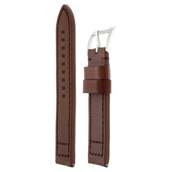 22 mm Brown Genuine Leather Straps for Men - image number 2