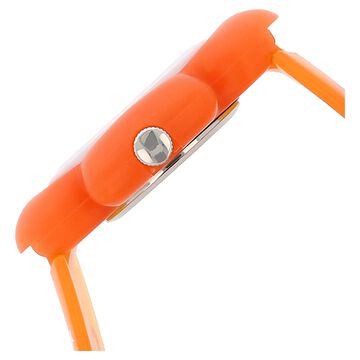 Zoop By Titan Quartz Analog Orange Dial PU Strap Watch for Kids