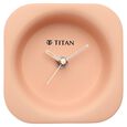 Titan Contemporary Peach Table Clock - image number 1