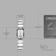 Vyb Celeste By Fastrack Quartz Analog Silver Dial Silver Metal Strap Watch For Girls - image number 3