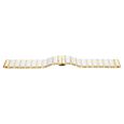 20 mm White & Golden Ceramic & Metal Strap for Men - image number 1
