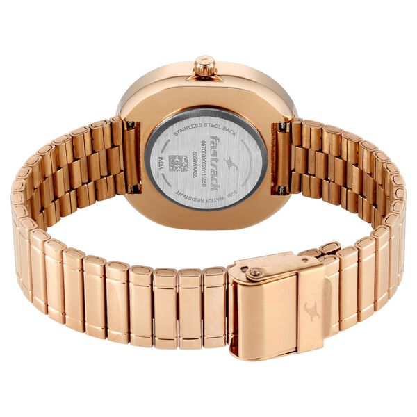 Fastrack 9 to Fine Analog with Grey Dial Metal Strap Watch for Girls - image number 5