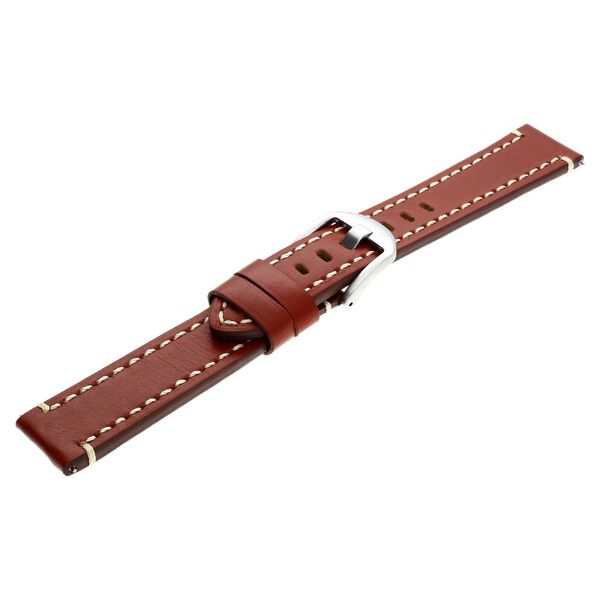 20 mm Tan Genuine Leather Straps for Men - image number 3