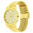 Titan Quartz Analog with Day and Date Golden Dial Stainless Steel Strap Watch for Men - image number 1