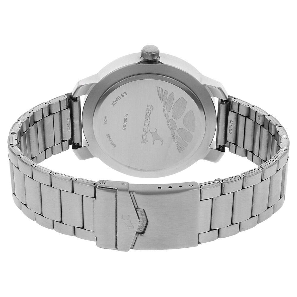Fastrack titan ss back 50m wr outlet
