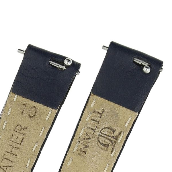 10 mm Blue Genuine Leather Strap for Women - image number 4