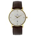 Titan Quartz Analog with Date White Dial Leather Strap Watch for Men - image number 0
