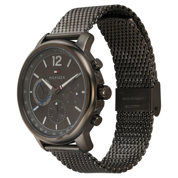 Tommy Hilfiger Quartz Multifunction Grey Dial Stainless Steel Strap Watch for Men - image number 2