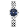 Titan Purple Serein Quartz Analog Blue Dial Silver Metal Strap Watch For Women - image number 0