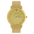 Sonata Quartz Analog with Day and Date Champagne Dial Metal Strap Watch for Men - image number 0