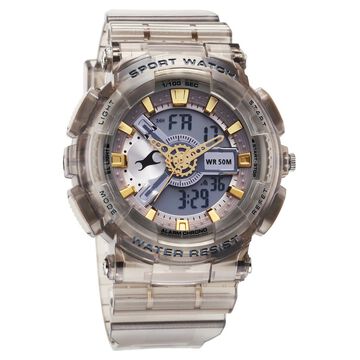 Fastrack StreetStyle Digital Dial Translucent Grey PU Strap Watch For Guys
