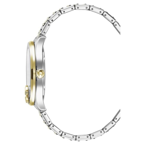Aigner Quartz Analog Silver Dial Two Toned Stainless Steel Strap Watch For Men - image number 1