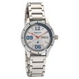 Fastrack Quartz Analog with Day and Date Blue Dial Leather Strap Watch for Girls