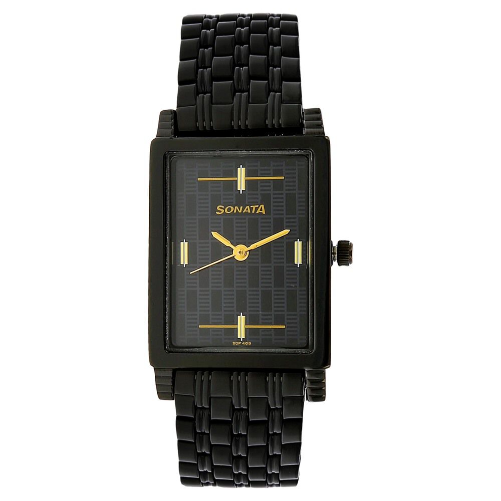 Buy Online Sonata Quartz Analog with Date Grey Dial Stainless