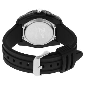 Zoop Analog Watch with Black Dial & Black Strap for Boys Kids, from House of Titan