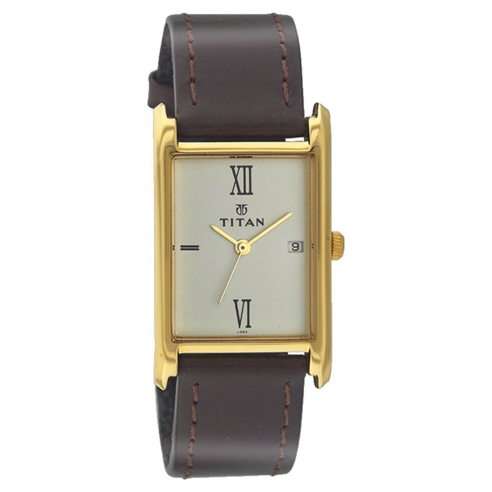Buy Online Titan Quartz Analog with Date White Dial Watch for Men