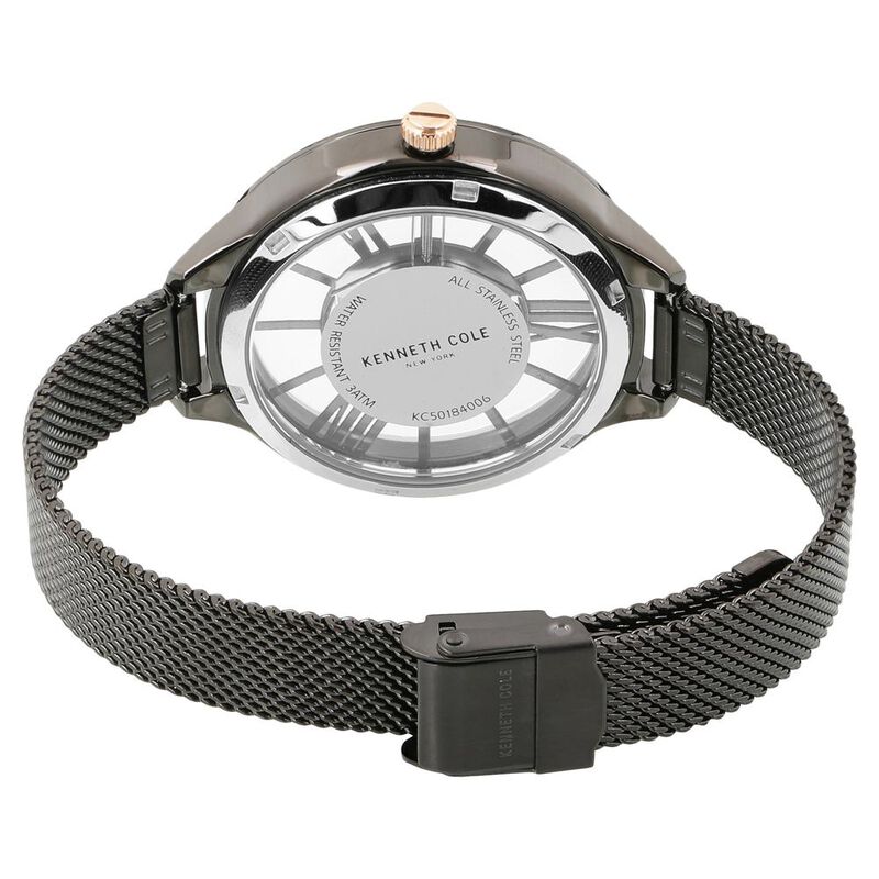 Kenneth Cole Quartz Analog Grey Dial Stainless Steel Strap Watch for Women - image number 3