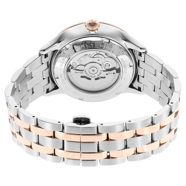 Titan Metal Mechanicals Silver Dial Dual Tone Stainless Steel Strap Watch for Men - image number 5