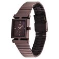 Vyb Showstopper By Fastrack Quartz Analog Brown Dial Brown Stainless Steel Strap Watch For Girls - image number 4