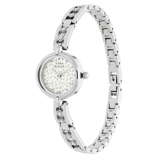 Titan Raga Essentials Silver Dial Analog Metal Strap watch for Women - image number 1
