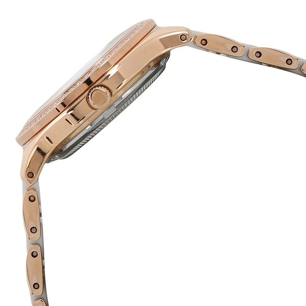 Xylys Quartz Analog Mother of Pearl Dial White Stainless Steel & Ceramic Strap Watch For Women - image number 2