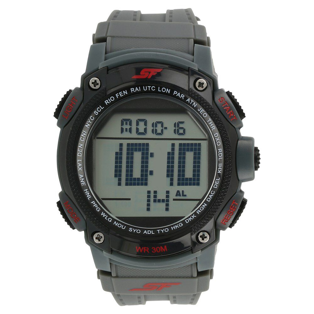 Buy Online SF Digital Dial Plastic Strap Watch for Men
