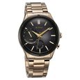 Titan Stellar Multifunction Brown Dial Brown Stainless Steel Strap Watch For Men - image number 2