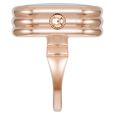 Anne Klein Quartz Analog Blue Dial Rose Gold Metal Ring Watch For Women - image number 2