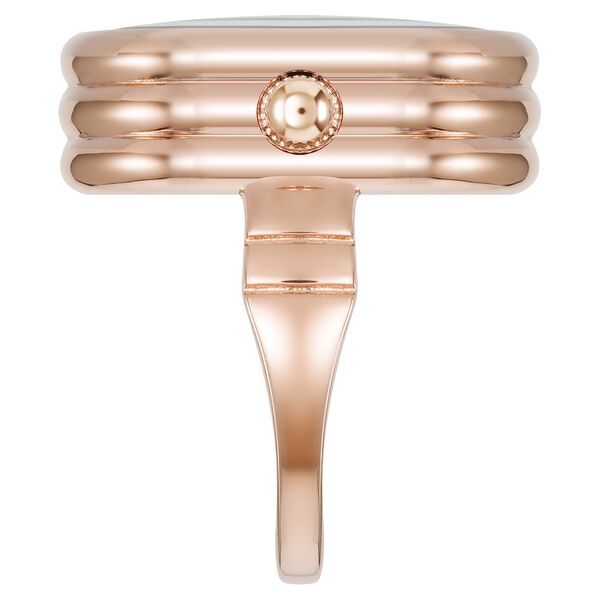 Anne Klein Quartz Analog Blue Dial Rose Gold Metal Ring Watch For Women - image number 2