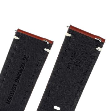 24 mm Tan Genuine Leather Straps for Men