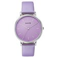 Sonata Pastel Play Quartz Analog Lavender Dial Leather Strap Watch For Women - image number 0