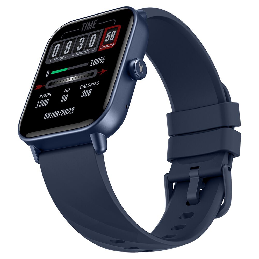Fastrack Rider with 4.64 cm TFT LCD Display SingleSync BT Calling Unisex Smart Watch with Blue Strap