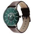 Titan Green Dial World Time with Date Leather Strap watch for Men - image number 2
