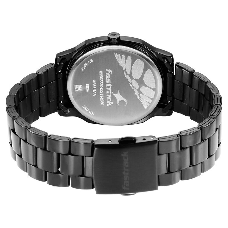 Buy Online Fastrack Stunners Quartz Analog Black Dial Stainless Steel