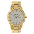 Titan Quartz Analog with Day and Date Silver Dial Golden Stainless Steel Strap Watch For Men - image number 0