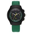 Fastrack Hype Multifunction with Black dial Green Silicon Strap watch for Guys - image number 0