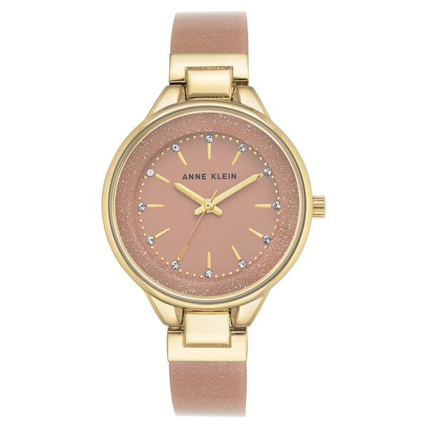 Anne Klein Quartz Analog Pink Dial Acrylic Strap Watch for Women - image number 0