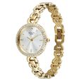 Titan Raga Spotlight Quartz Analog Silver Dial Golden Metal Strap Watch For Women - image number 2