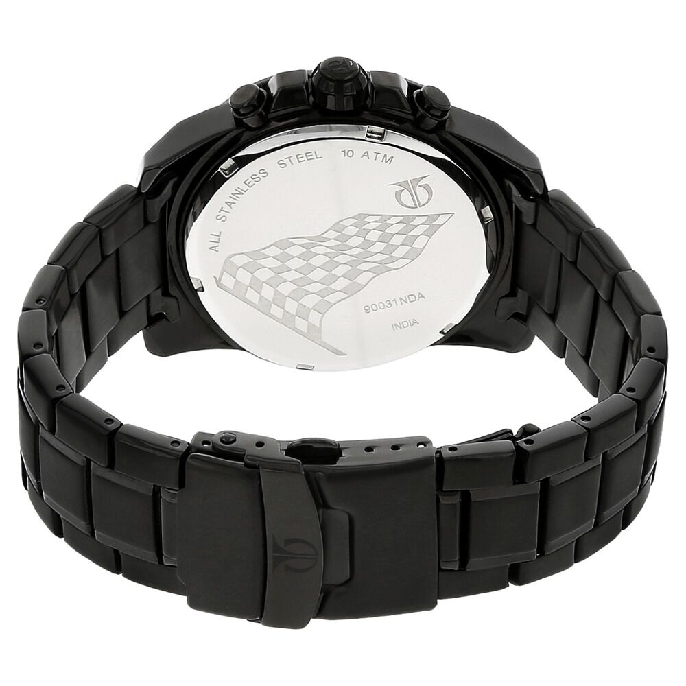 Buy Online Titan Quartz Chronograph Black Dial Stainless Steel Strap Watch for Men 90031nm01 Titan