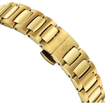 Xylys Quartz Analog with Date Green Dial Golden Stainless Steel Strap Watch For Women