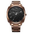 Fastrack Groove Quartz Analog Black Dial Guys Stainless Steel Watch - image number 1