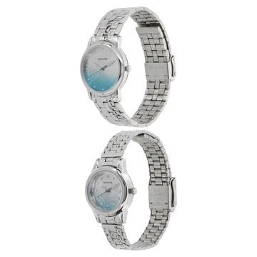 Sonata Quartz Analog Silver Dial Metal Strap Watch for Couple