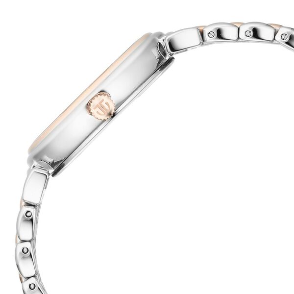 Titan Aura Quartz Analog Silver Dial With Two Toned Stainless Steel Strap Watch For Women - image number 3