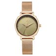 Fastrack Stunners Quartz Analog Green Dial Rose Gold Stainless Steel Strap Watch For Girls - image number 0
