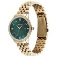 Titan Purple Prestige Quartz Analog with Date Green Dial Golden Stainless Steel Strap Watch For Women - image number 2