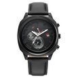 Fastrack Kronos Guys Chronograph Watch With Date Black Dial & Black Leather Strap - image number 0